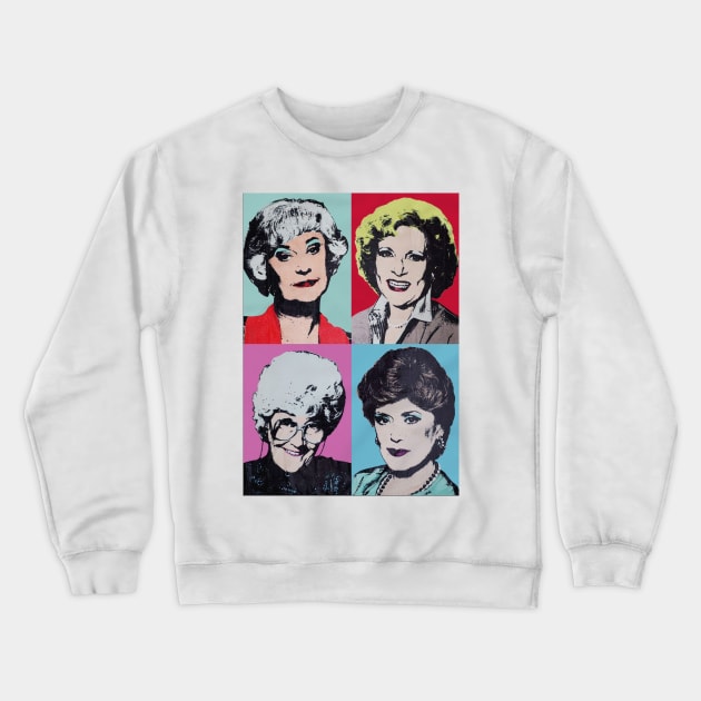 Golden Girls Warhol Crewneck Sweatshirt by arttika